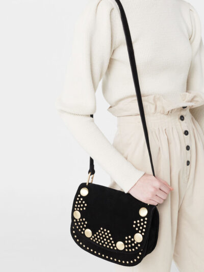Studded round bag
